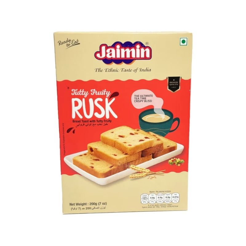 JAIMIN TUTTY FRUITY 200G RUSK