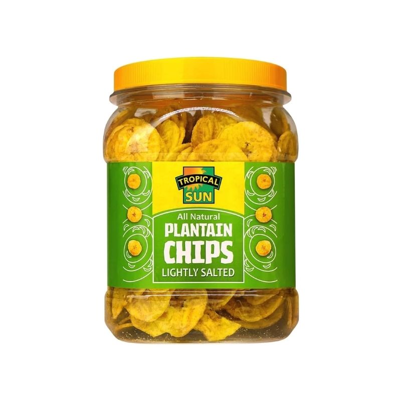 TS Plantain Chips Green Lightly Salted 450G