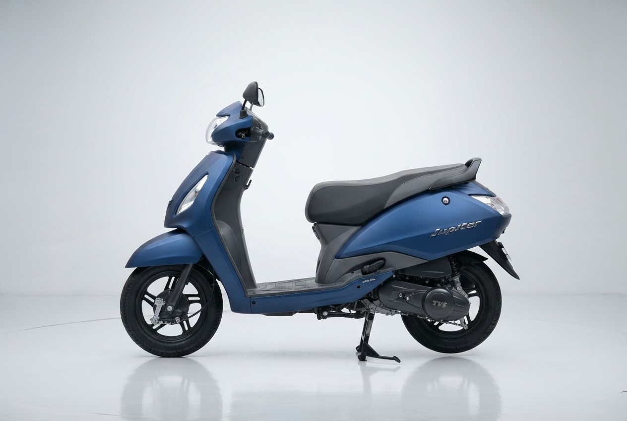 TVS Jupiter for best bike rentals in Kolkata