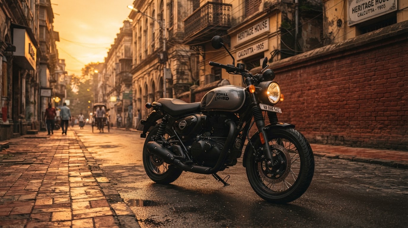 Best Bike Rentals in Kolkata with Royal Enfield Hunter 350