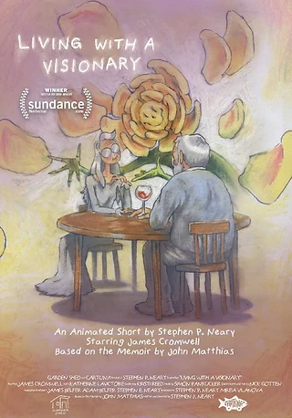 Official visual for LIVING WITH A VISIONARY