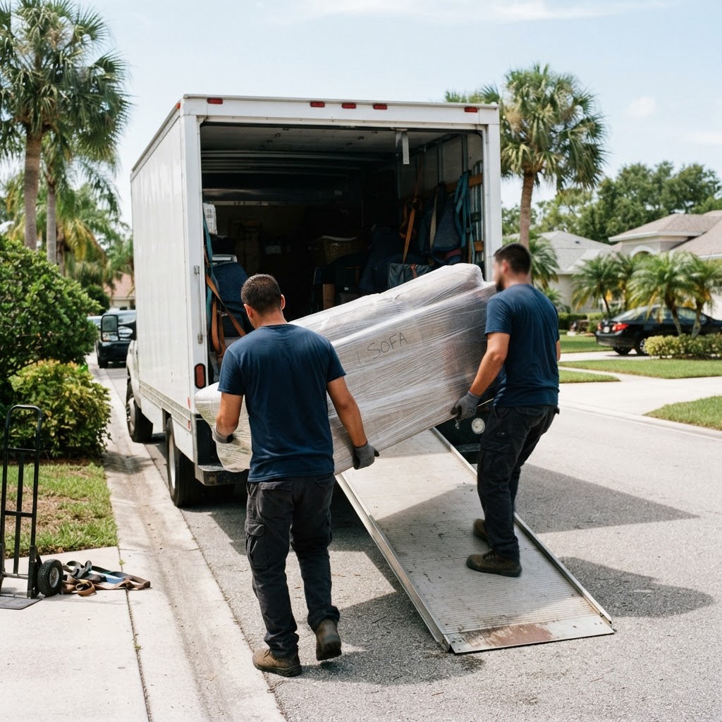 Bay Area Movers crew loading a truck
