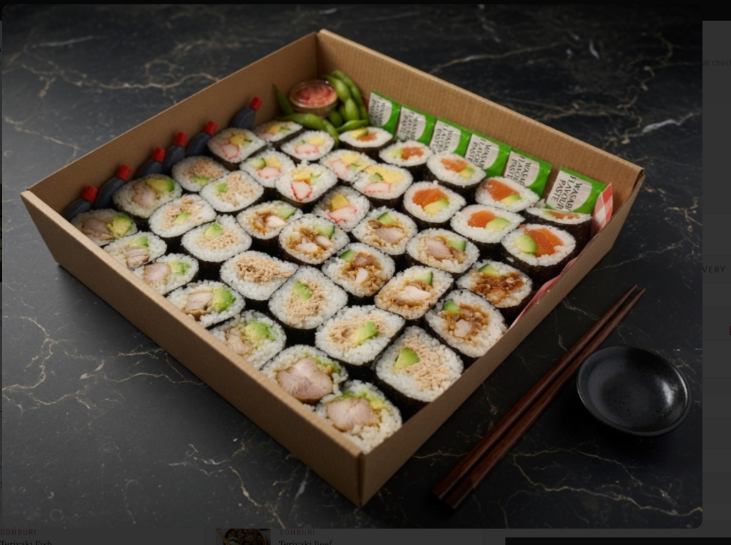 Salmon Sushi Platter