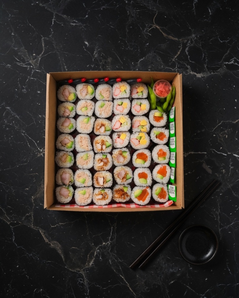Salmon Sushi Platter