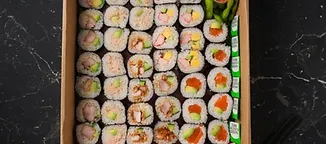 Salmon Sushi Platter