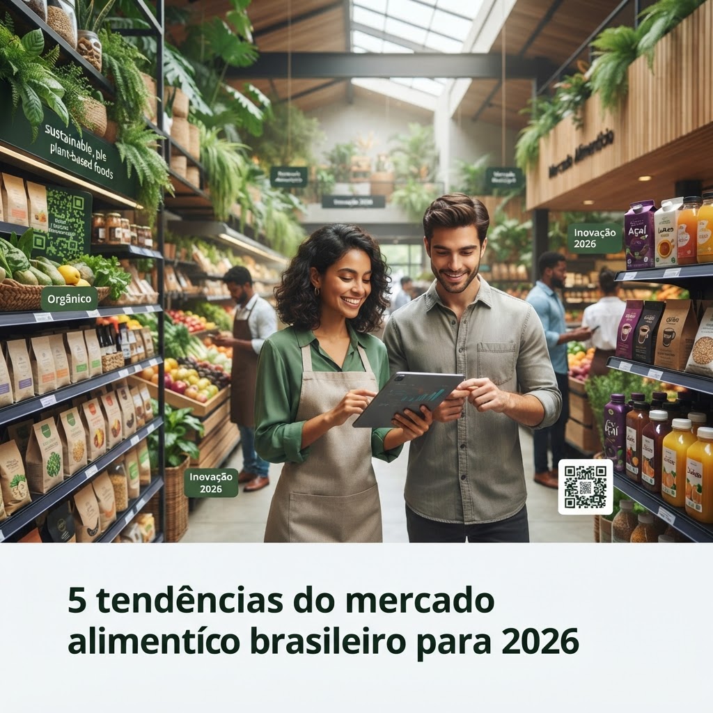 5 tendências do mercado alimentício brasileiro para 2026