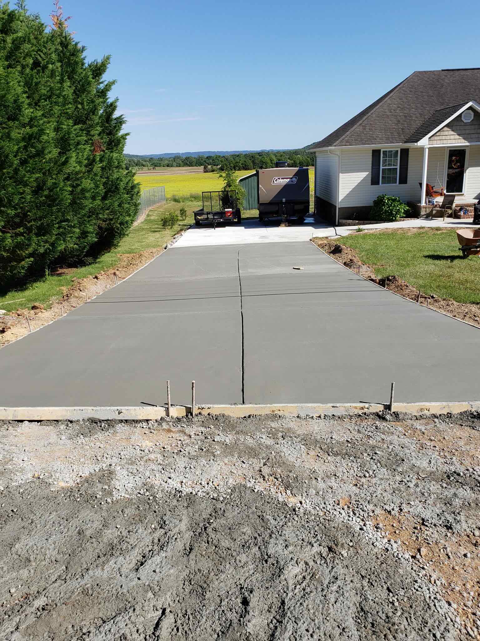 Curved Driveway