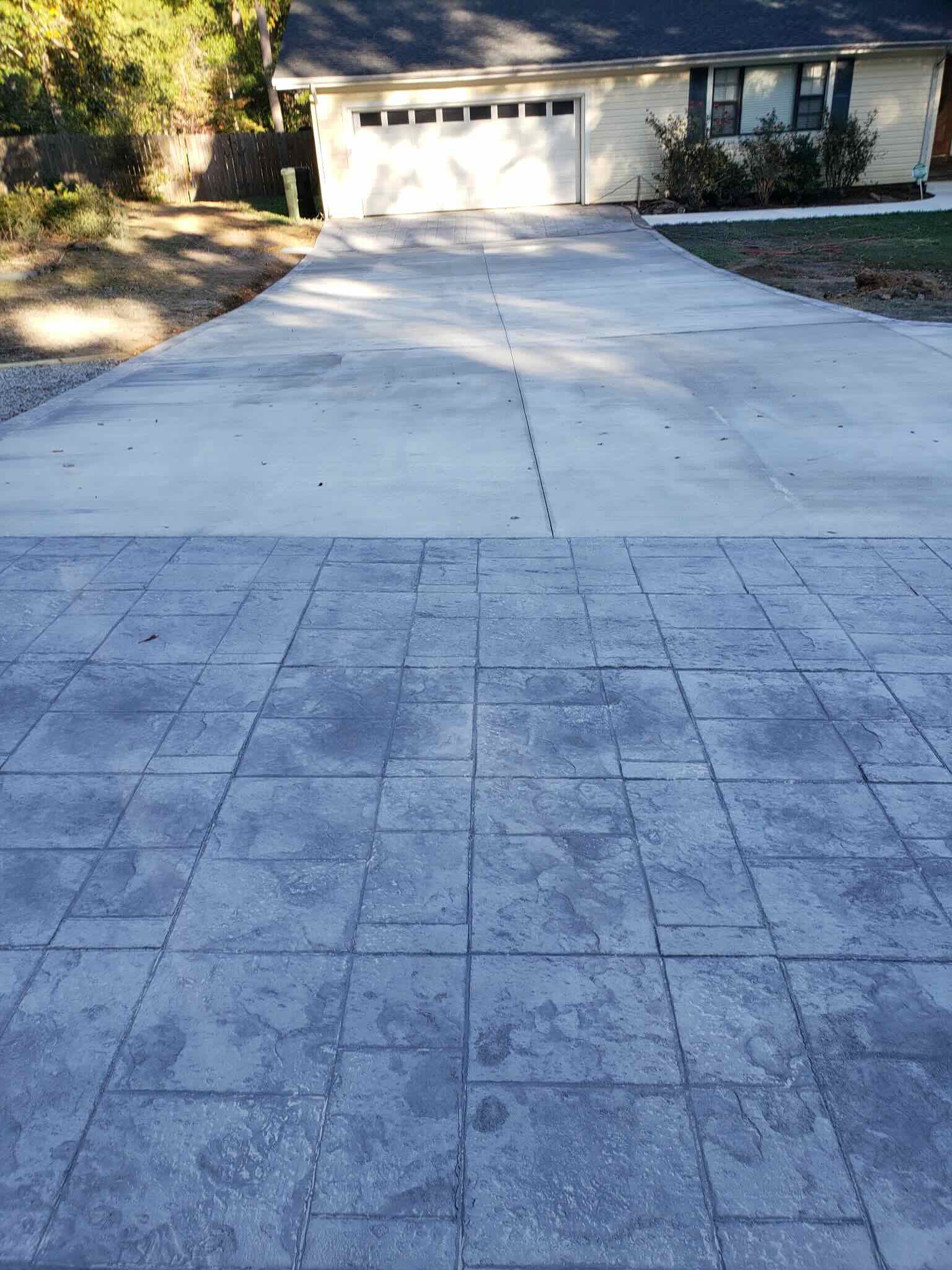 Stamped Driveway
