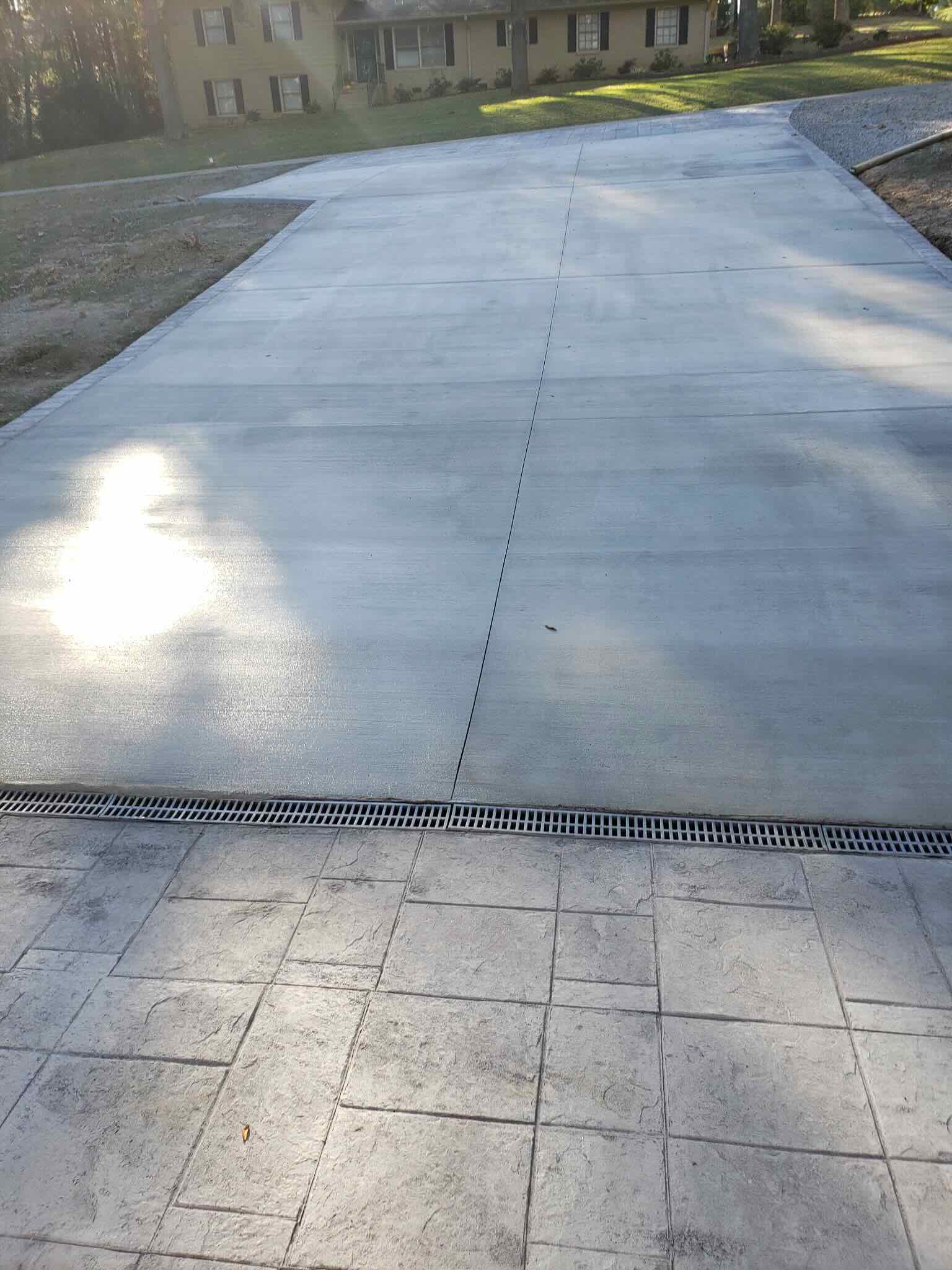 Stamped & Stained Decorative Concrete