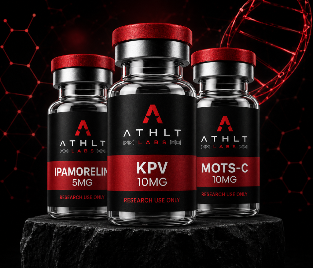 Premium research peptides in lab