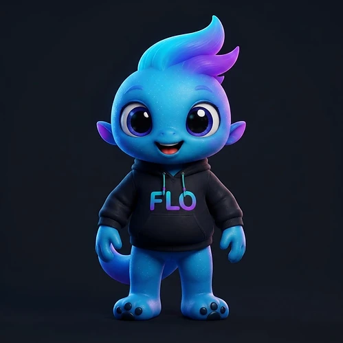 Flo standing render