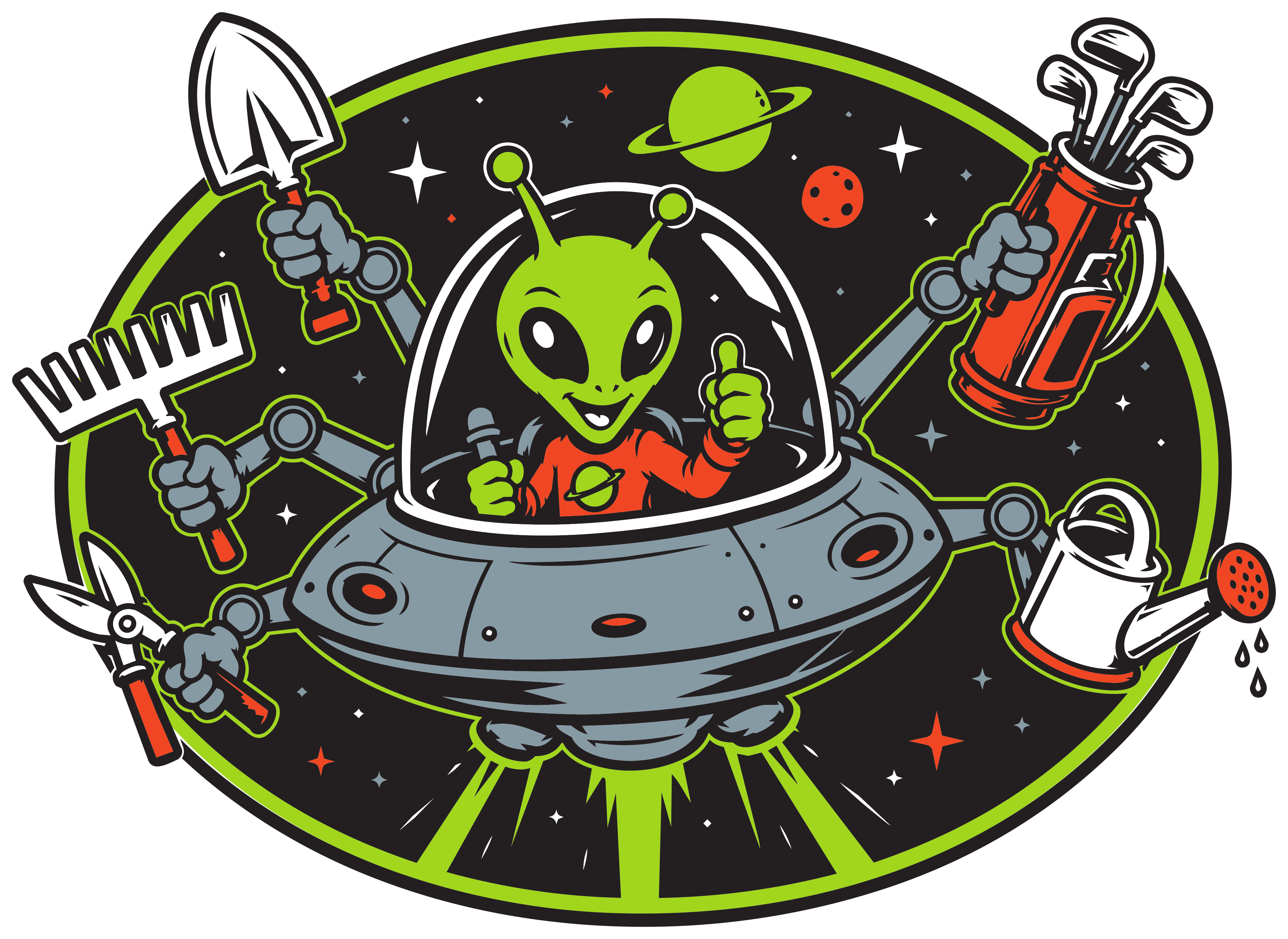 Martian Mix alien mascot