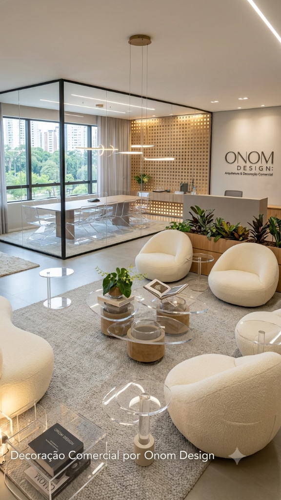 Projetos em acrílico premium para o segmento de Decoração Comercial — ONOM Design