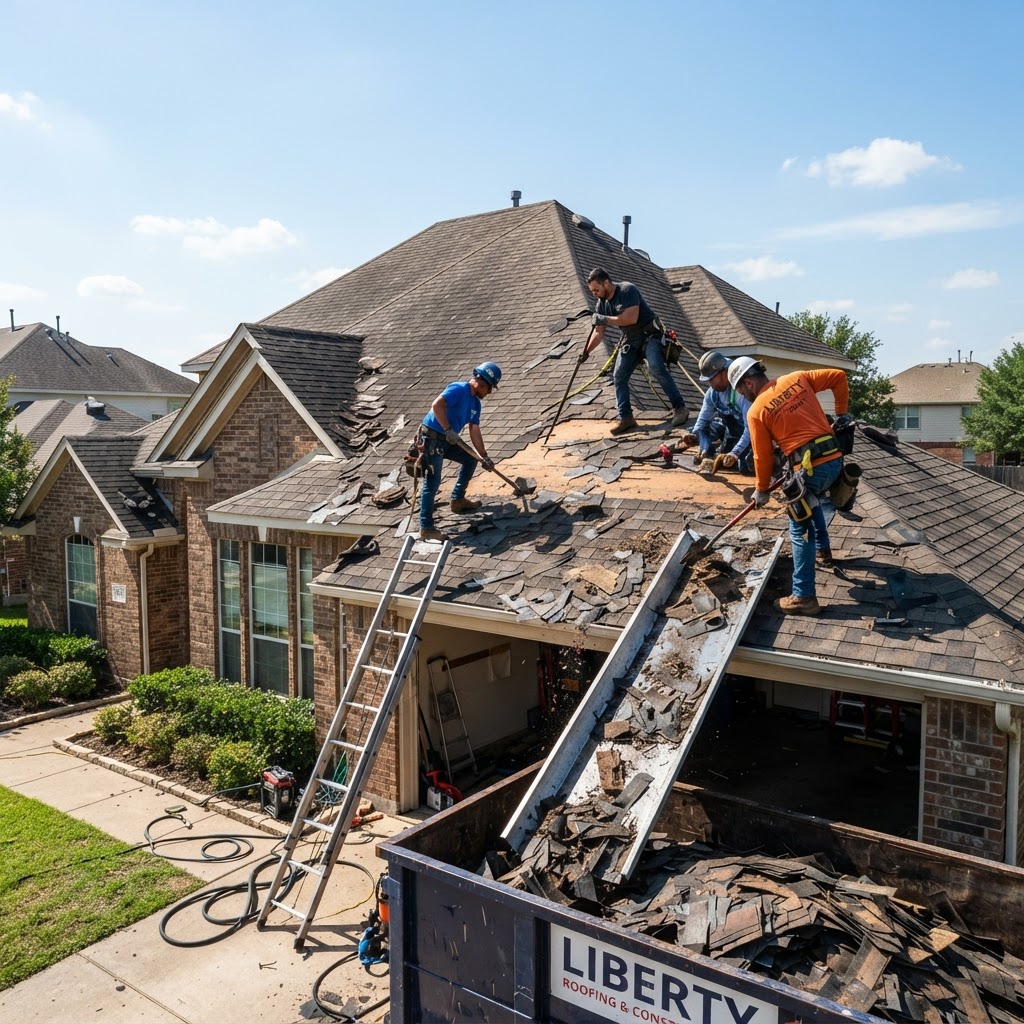 Roof Tear-Off & Replacement