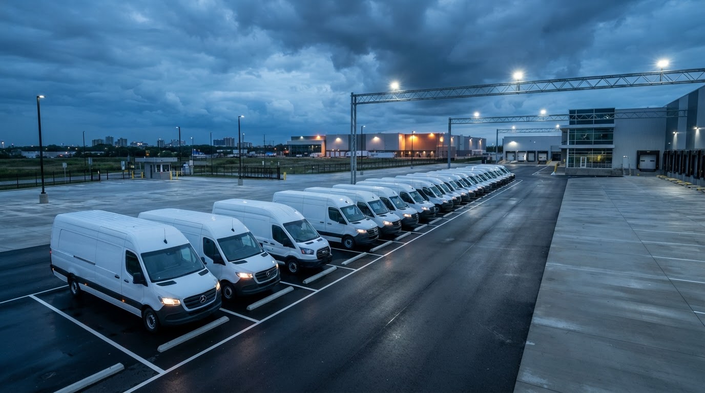 Fleet of commercial vehicles