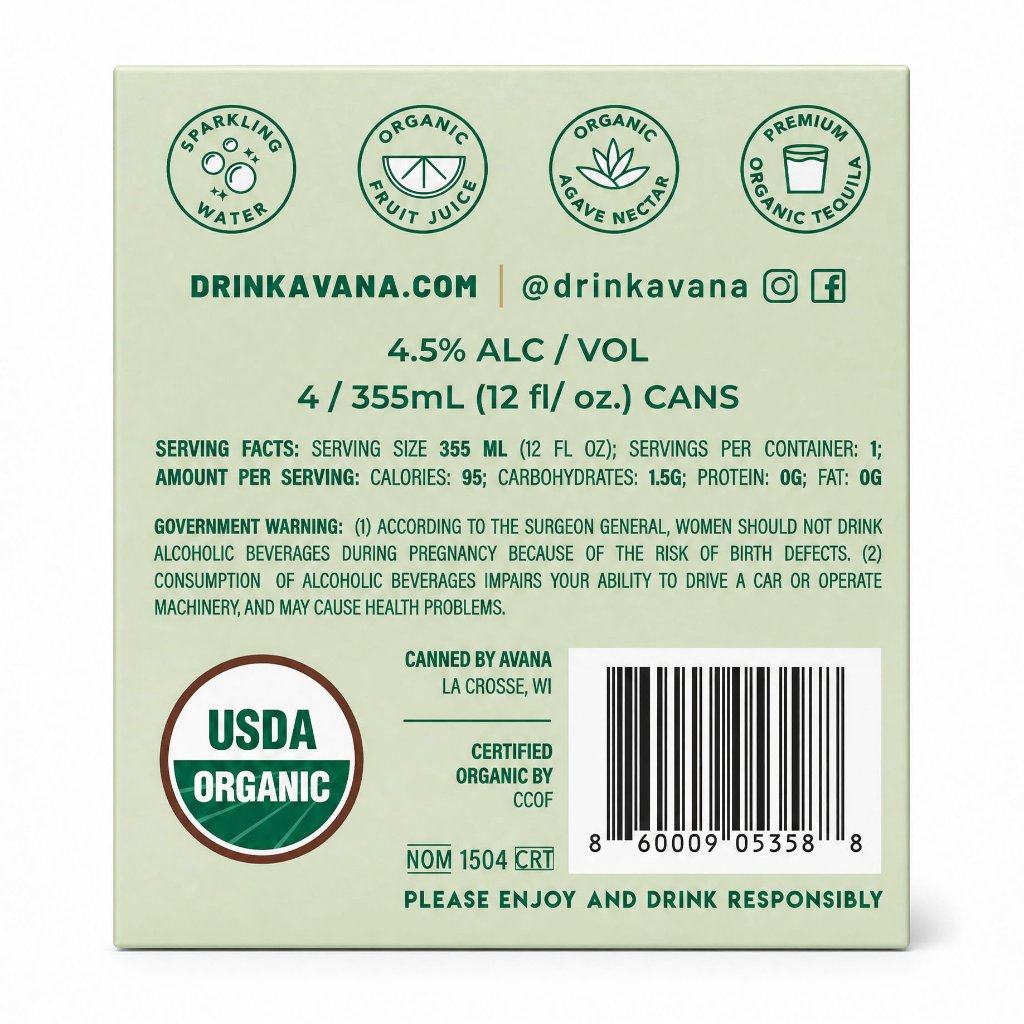 Pineapple Coconut 4-pack back