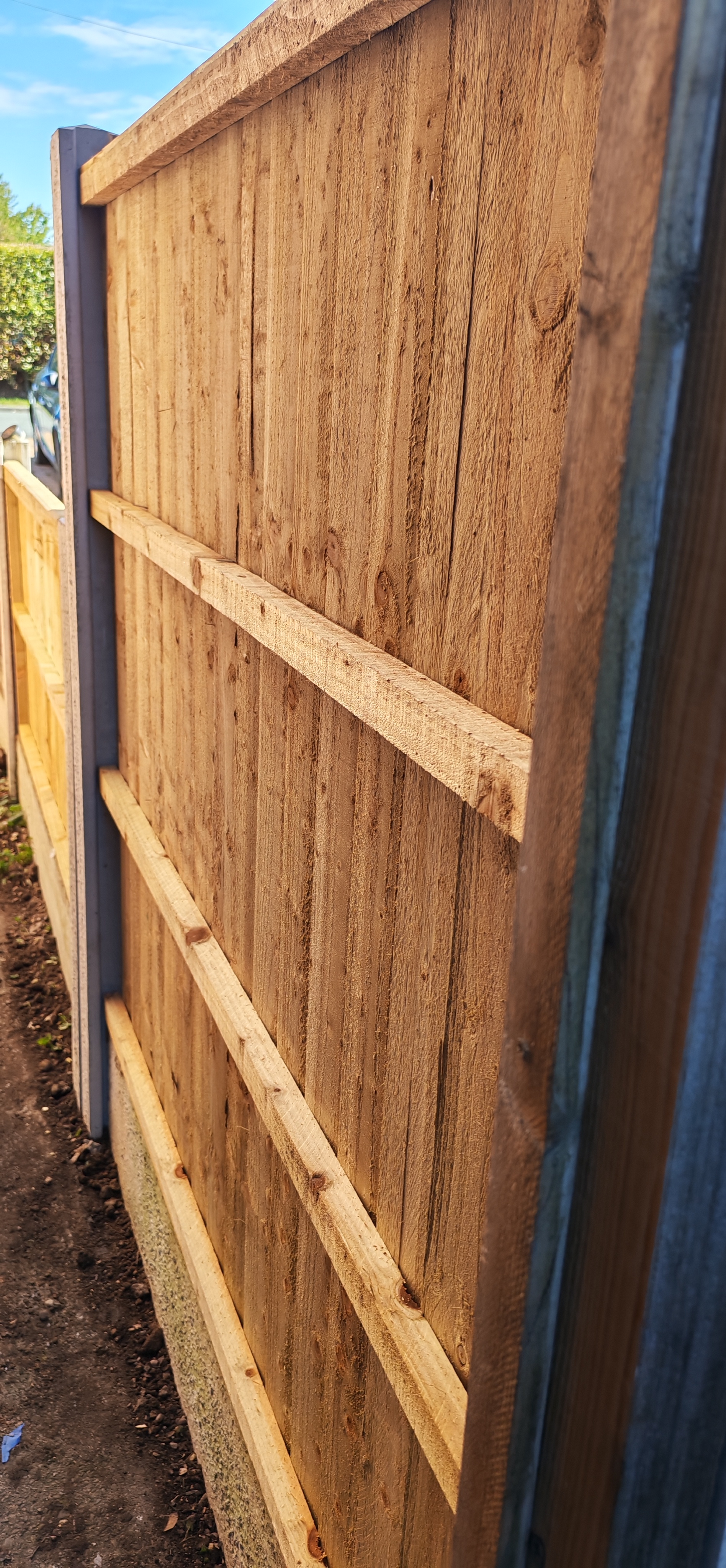 After: Boundary Fence Renewal in Shropshire — completed garden transformation by Shropshire Landscaping & Design, serving Shrewsbury, Telford & Oswestry