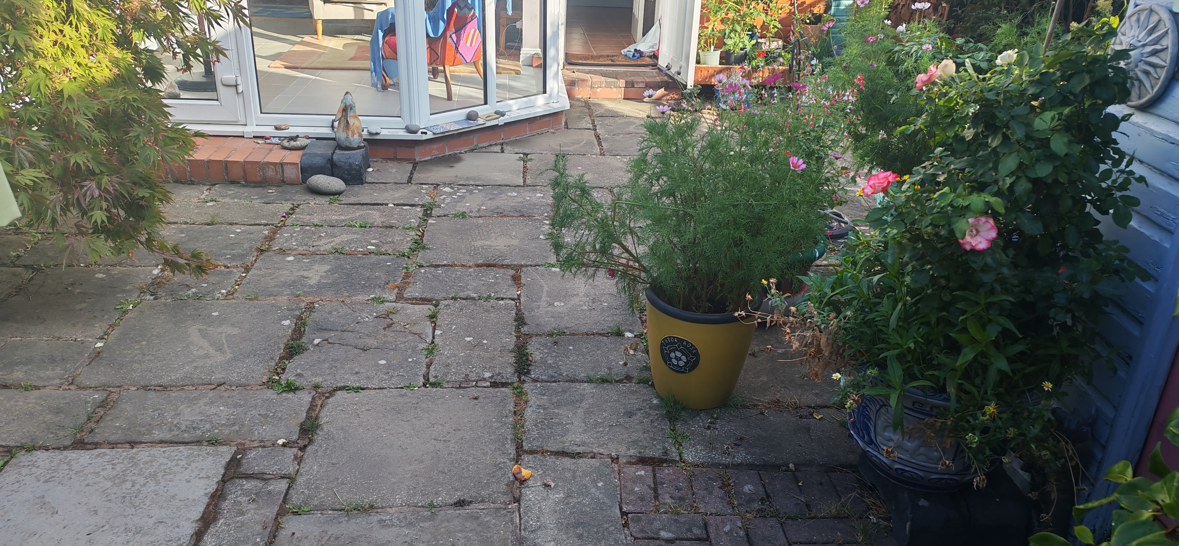 Indian stone patio
