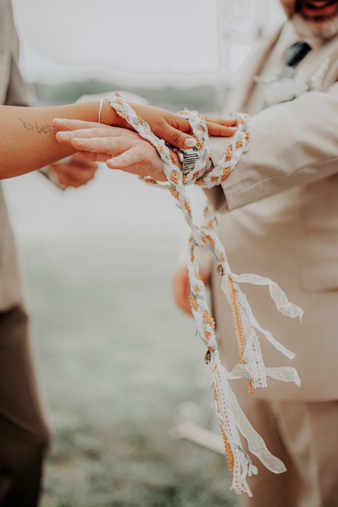 Hope with wedding gown