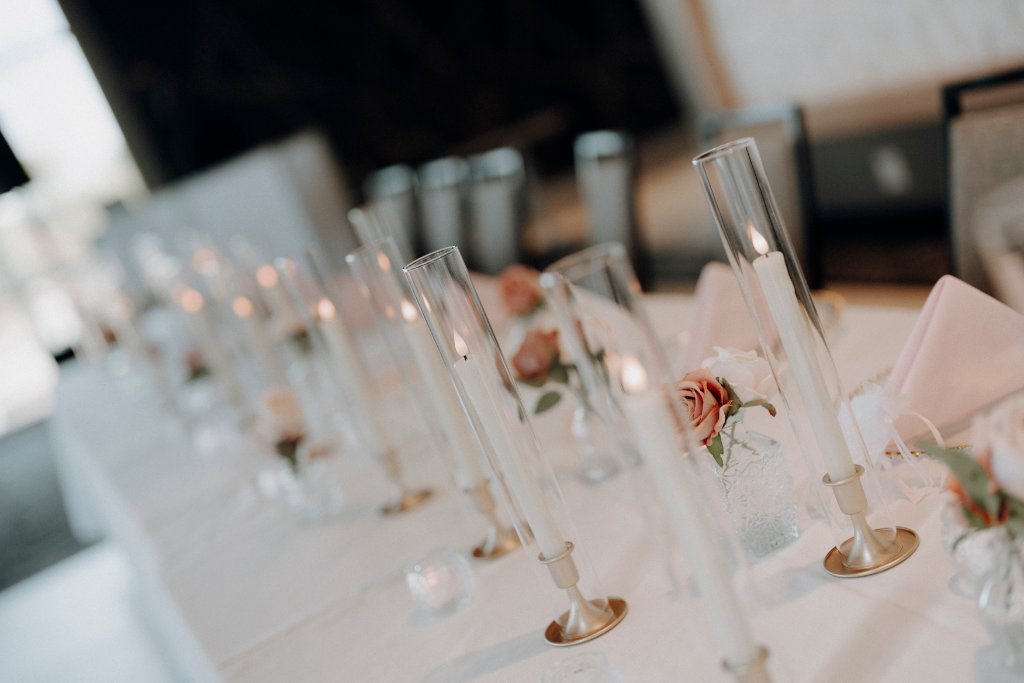 Cherry blossom centerpieces
