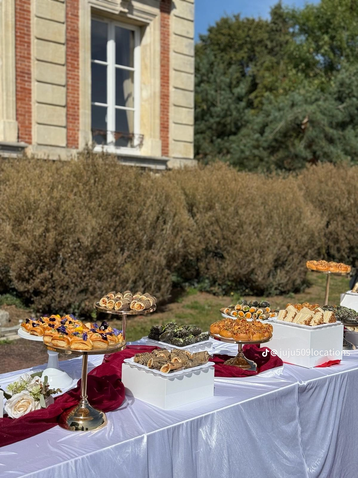 Buffet en extérieur