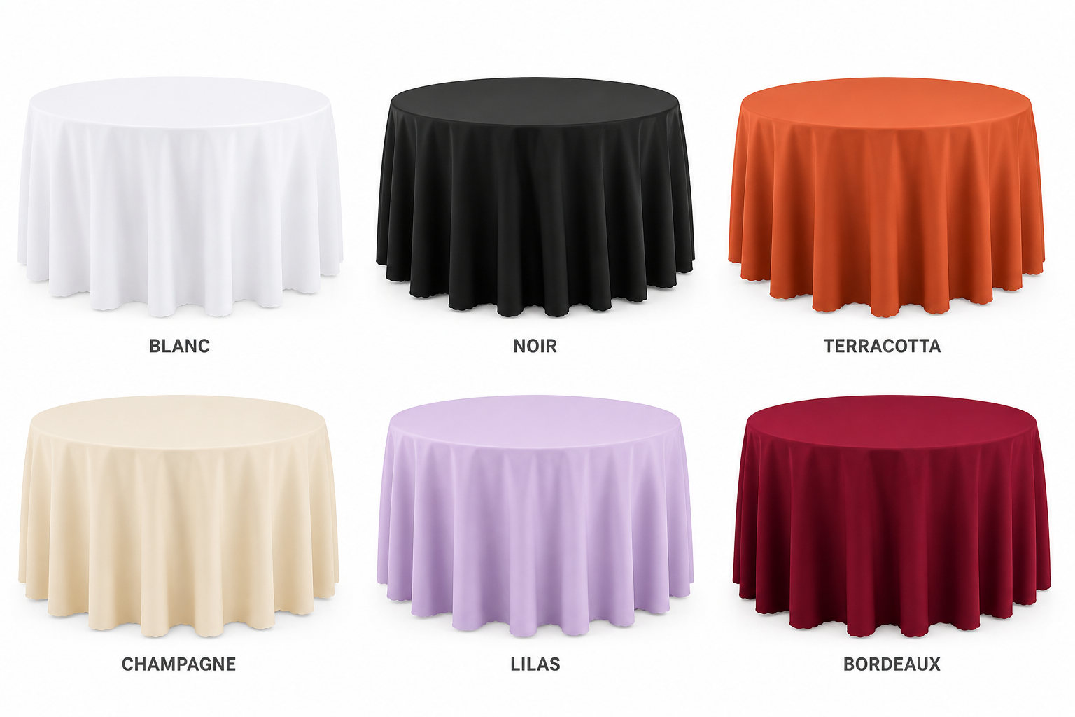 Nappe ronde 280 cm