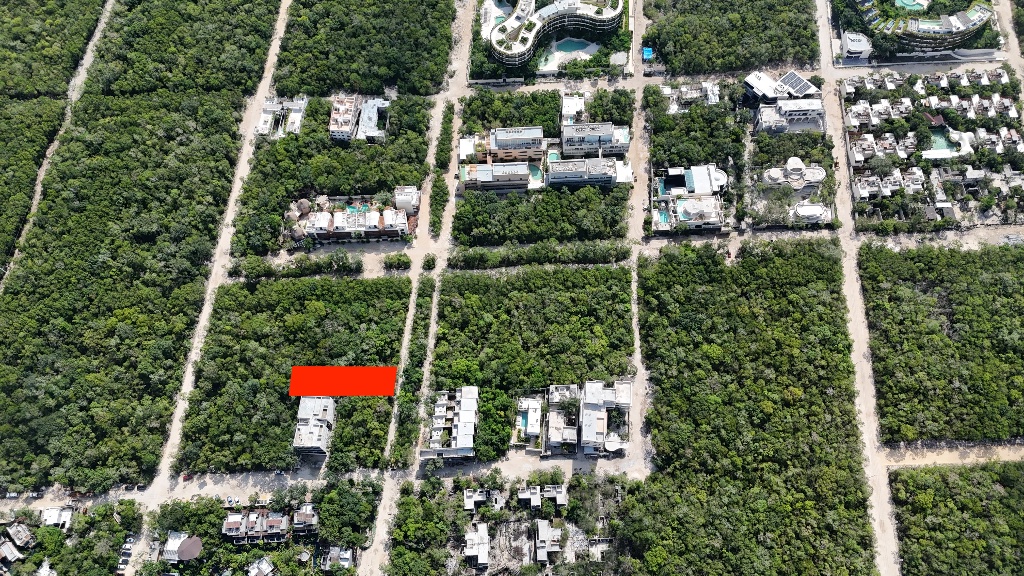 Terrain de 829 m² à Région 15, densidad H2, Tulum — HRE_T_031