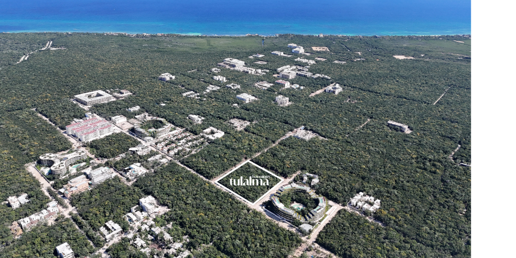 Vue aérienne du terrain Harmony Tulalma, Región 15 — MZA 335, Tulum