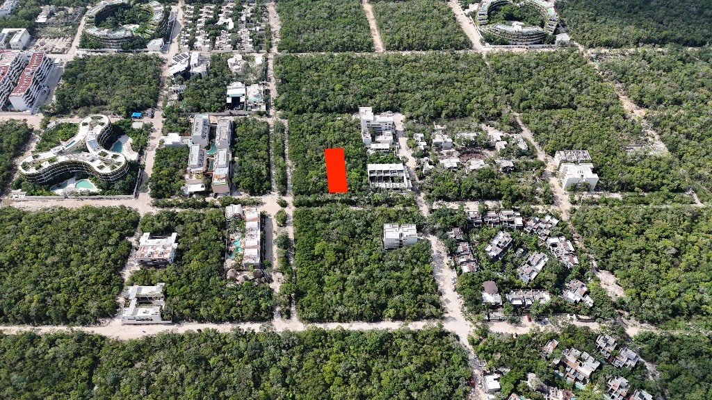 Terrain de 832 m² à Région 15, densidad H2, Tulum — HRE_T_043