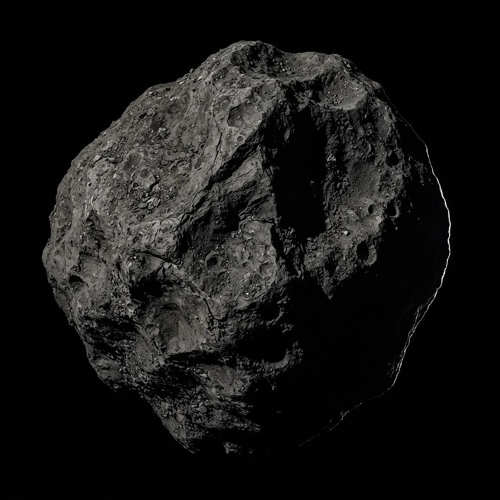Asteroid A, mass 1200 kilograms