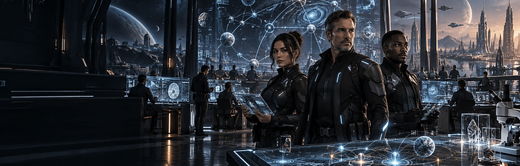 ICIA regional command center overlooking an alien world