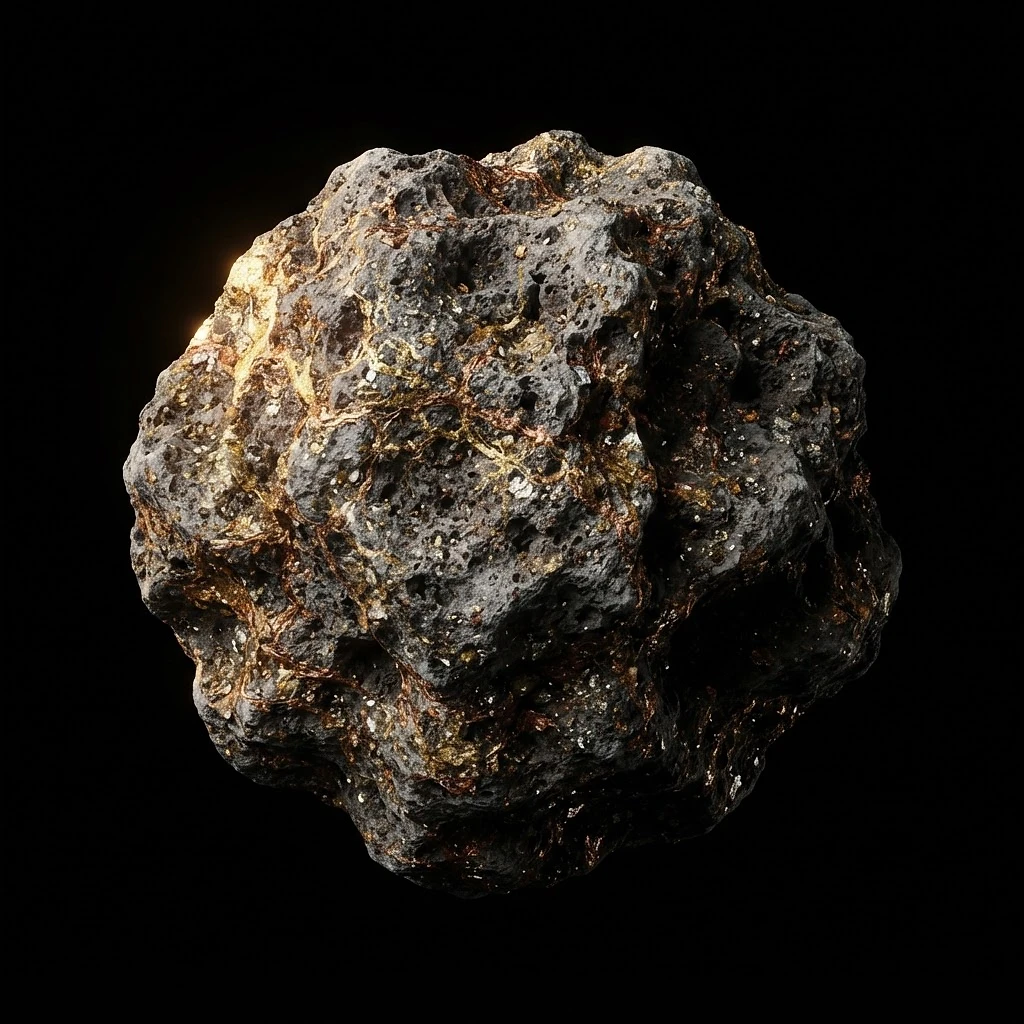 Asteroid B, mass 800 kilograms