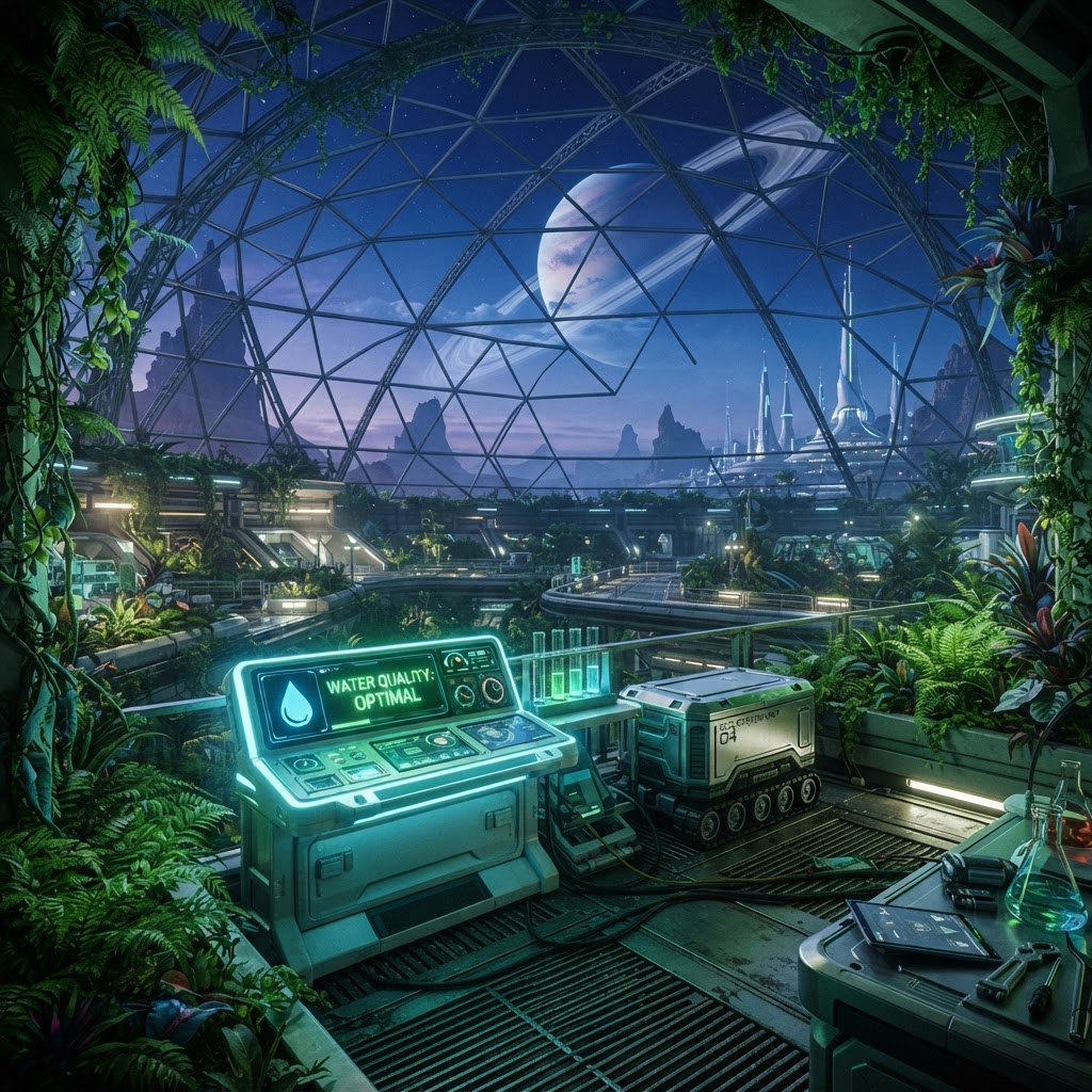 Ventopia — terraforming bio-dome on an alien world