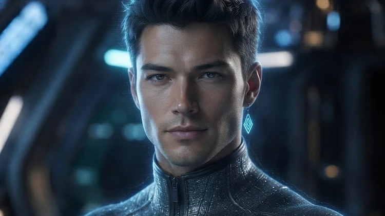 Male Senticom — sentient communicator