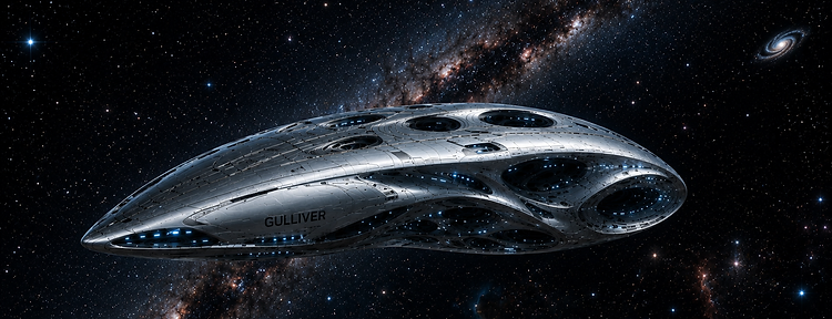 CSV Gulliver in deep space