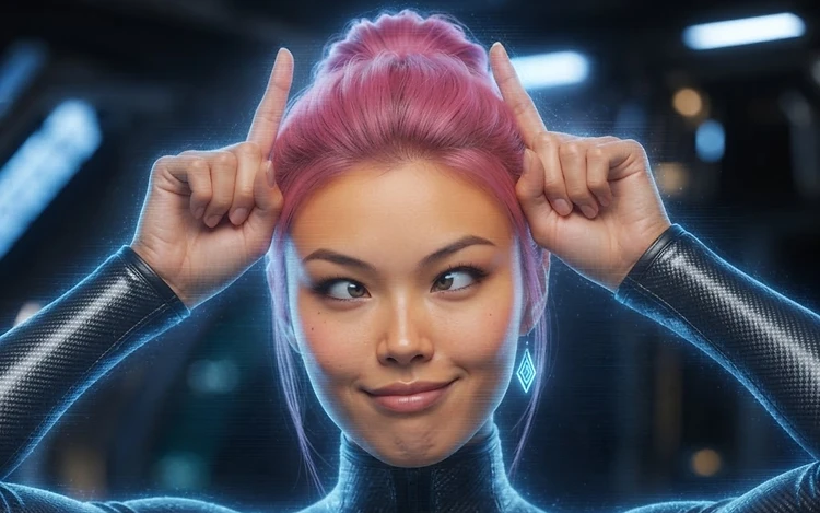 Jeniodva — senticom holographic avatar