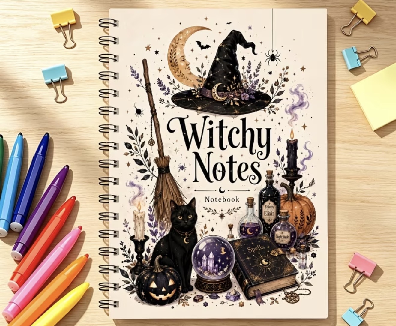 Witchy Notes Notebook 2