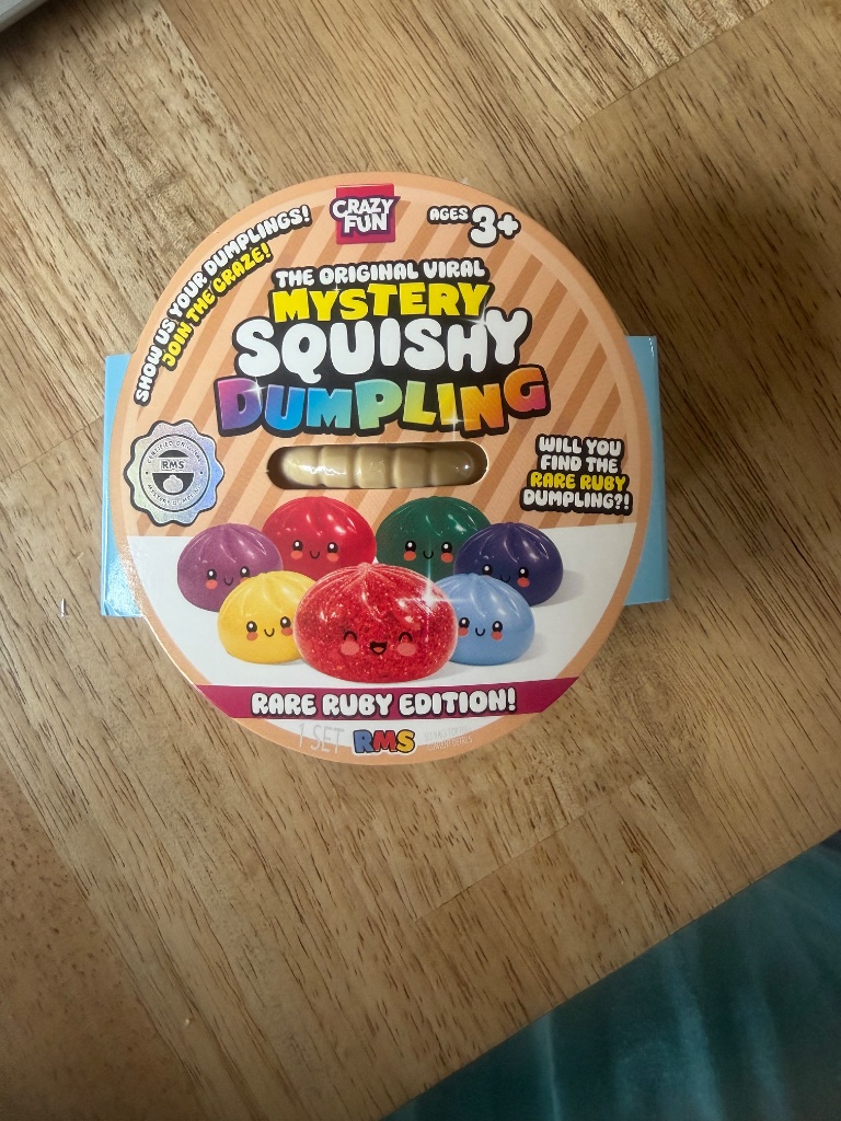 Original RMS Mystery Squishy Dumpling (Rare Ruby Edition) Certified *AUTHENTIC**