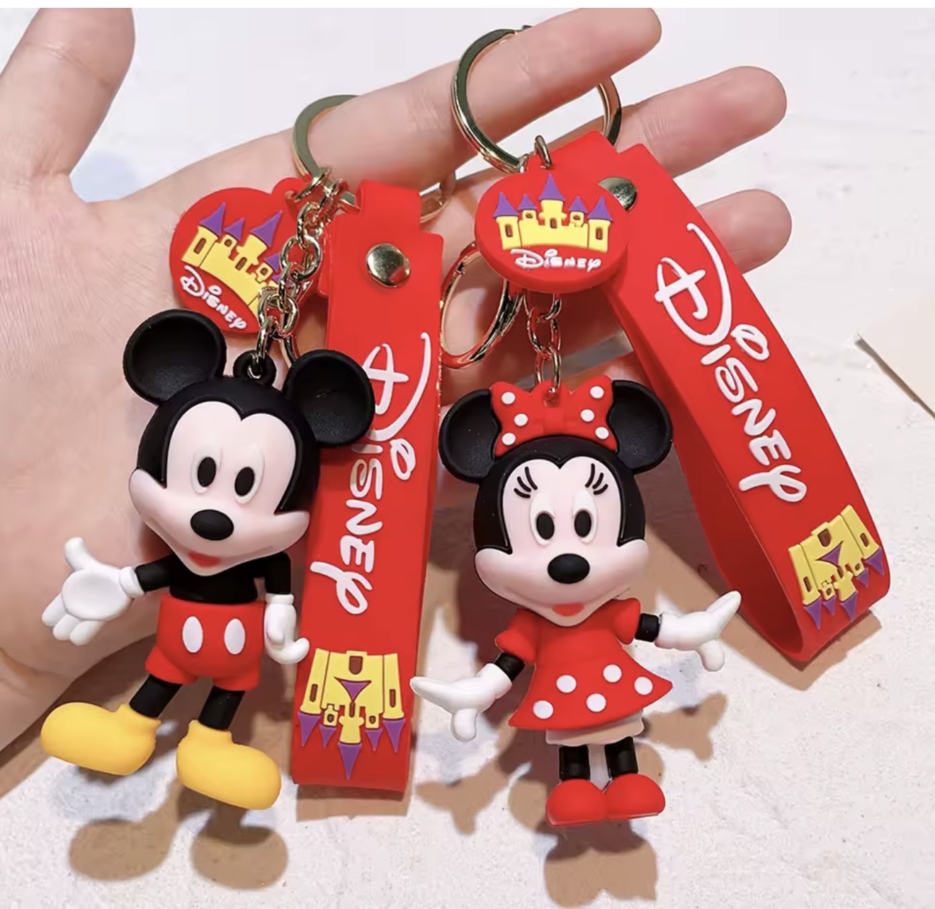 Mickey & Minnie Disney Key Rings