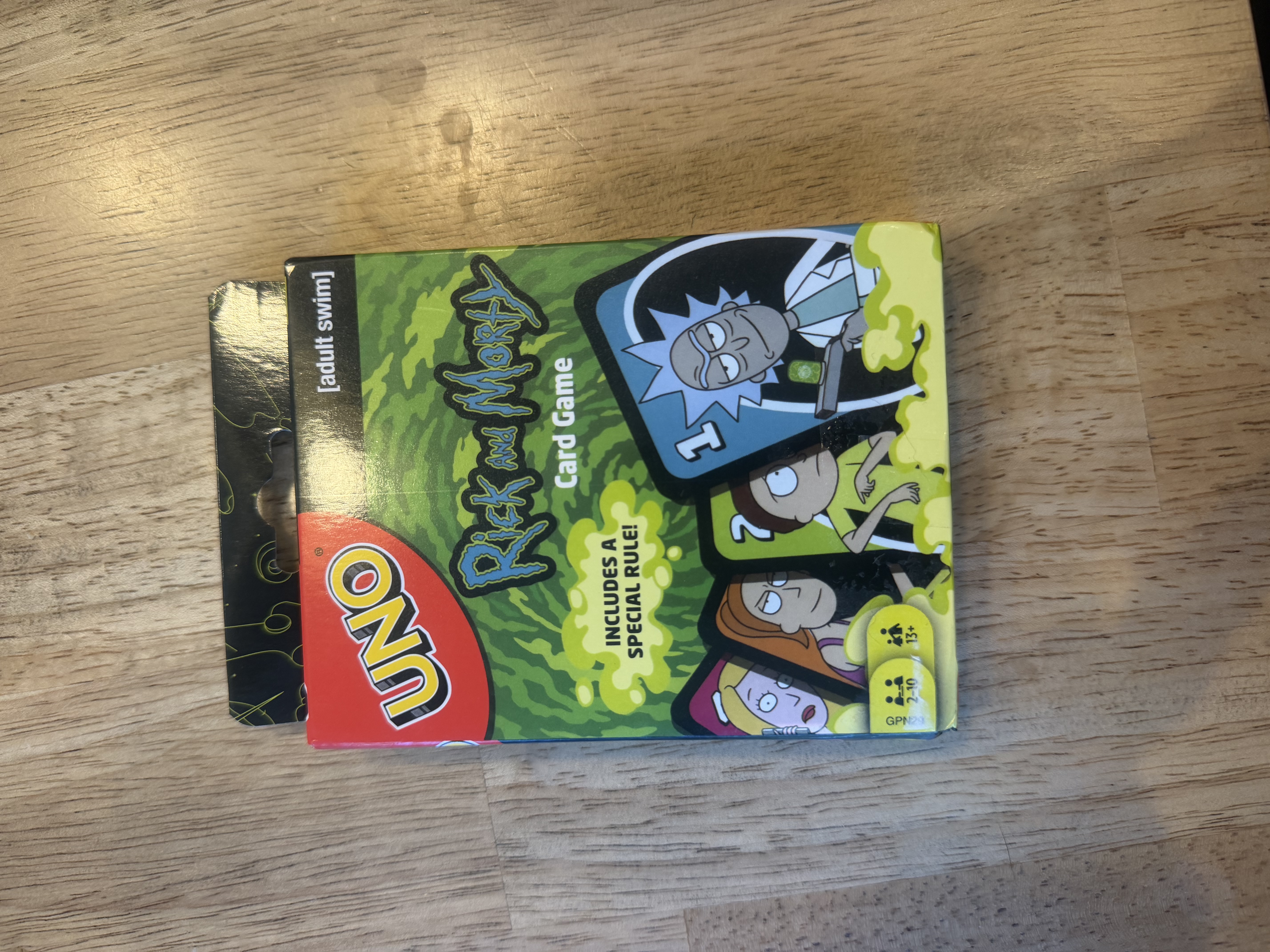 Rick and Morty Uno Card Game - 2-10 players