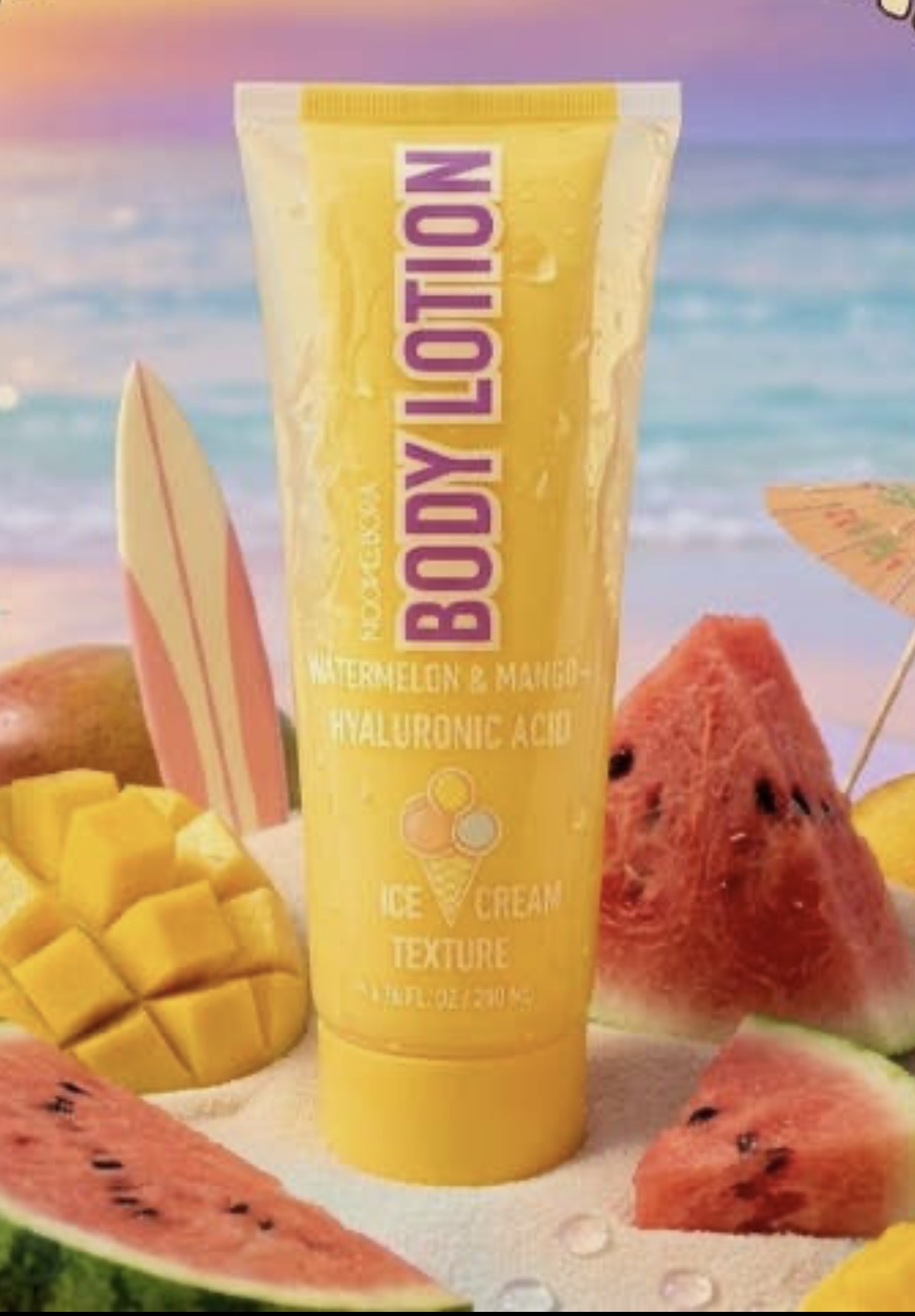 Noon Bora Watermelon & Mango Ice Cream Body Lotion 