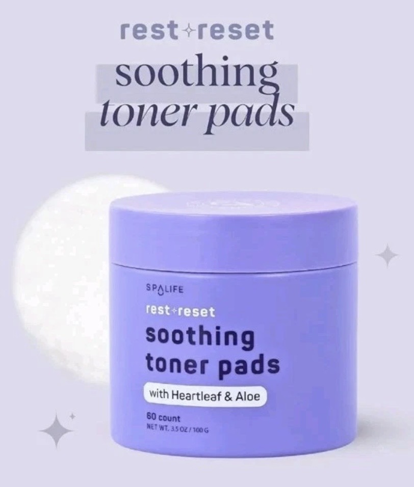 Rest & Reset Soothing Toner Pads Spa Life