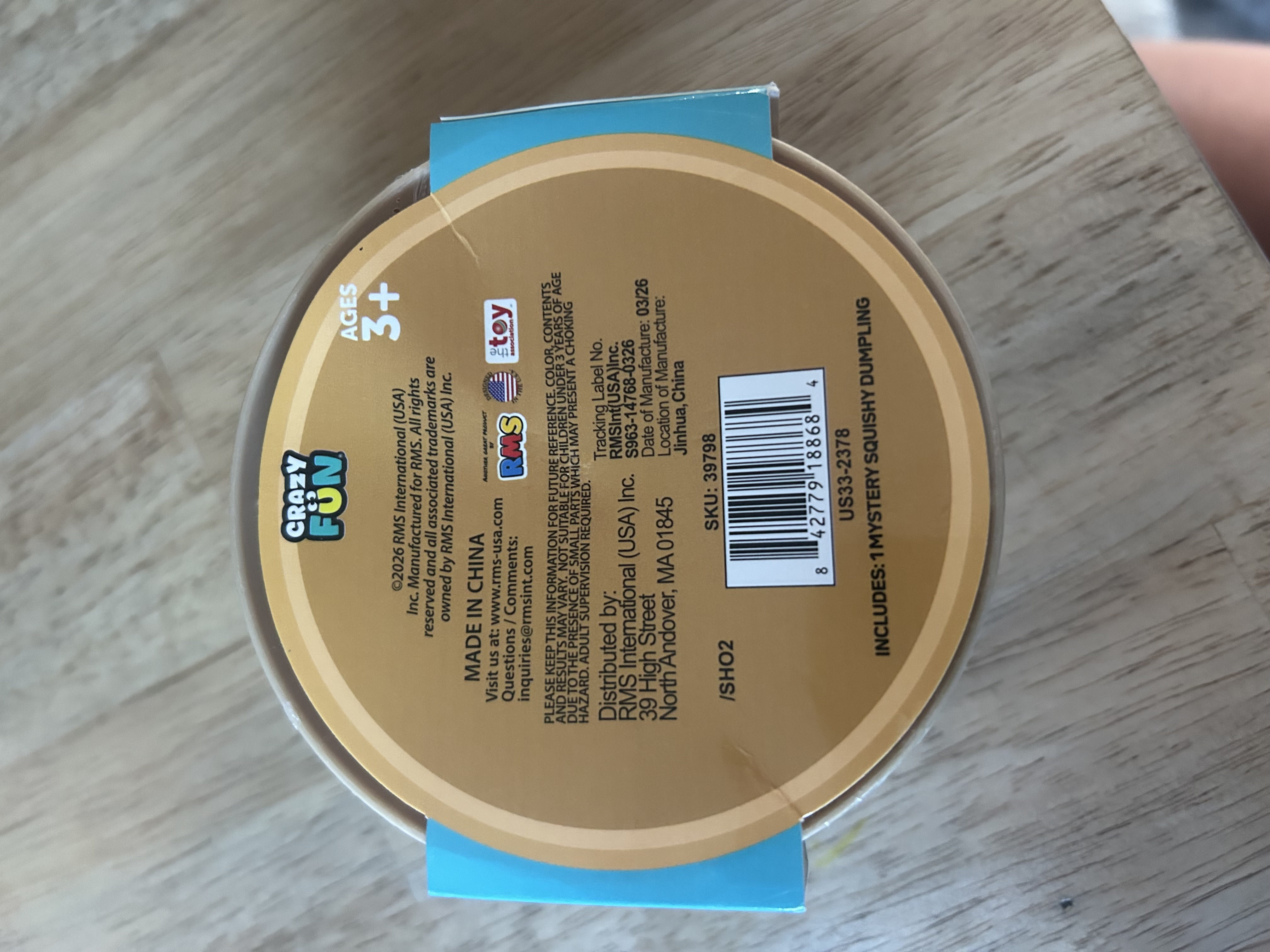 RMS Crazy Fun™ Mystery Bao Bun – Rare Rainbow Chase Certified Authentic