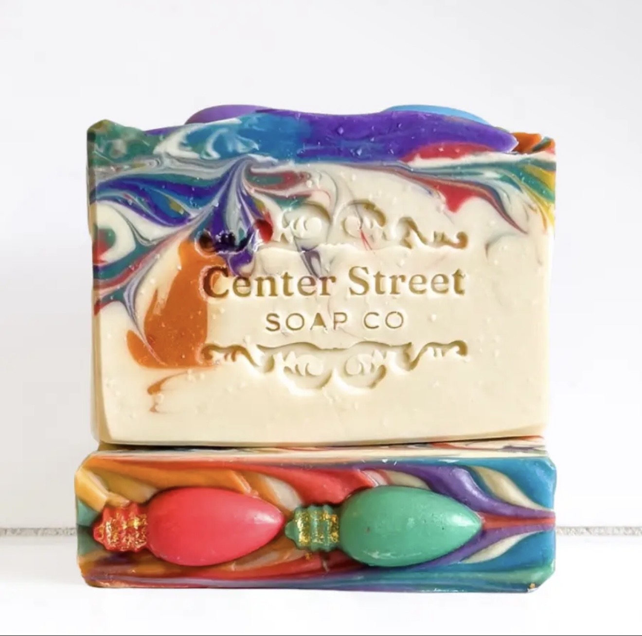 Deck The Halls Christmas Handmade Bar Soap - 4oz 2
