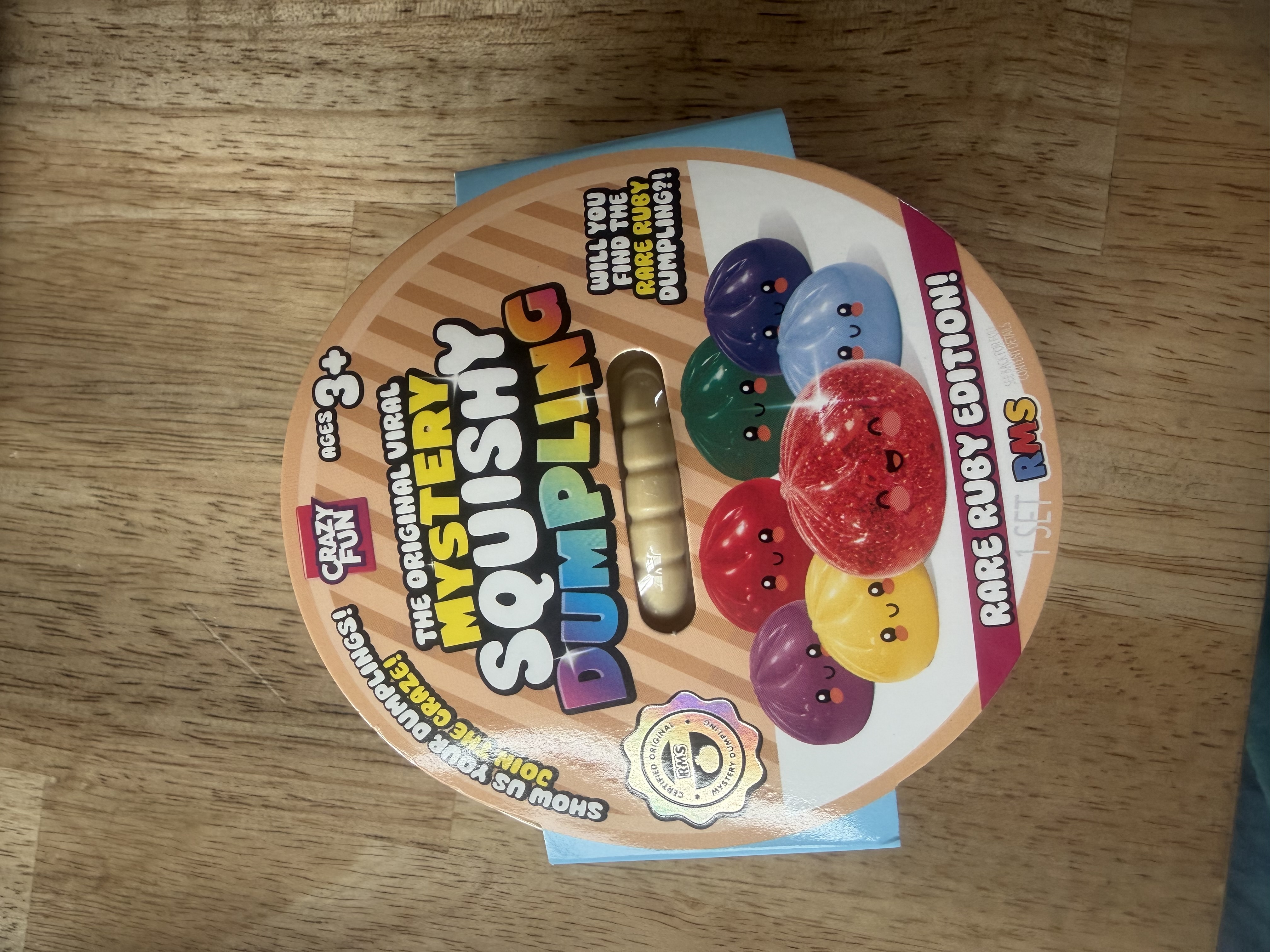 Original RMS Mystery Squishy Dumpling (Rare Ruby Edition) Certified *AUTHENTIC**