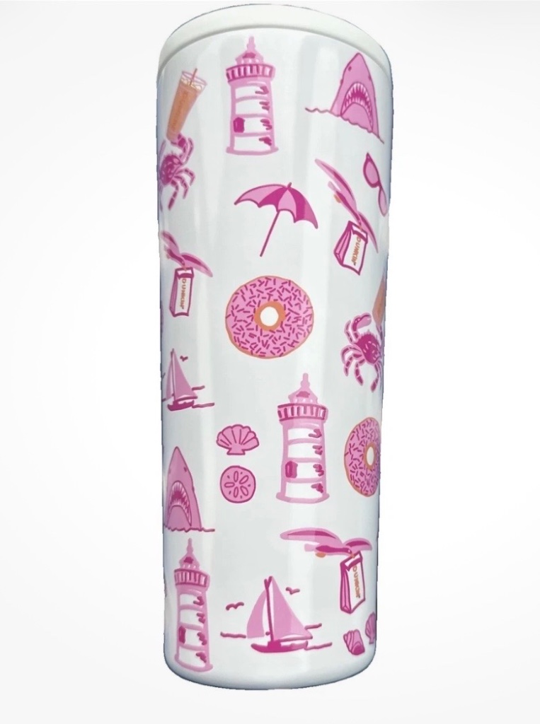 Dunkin' 22 oz Stainless Summer Tumbler