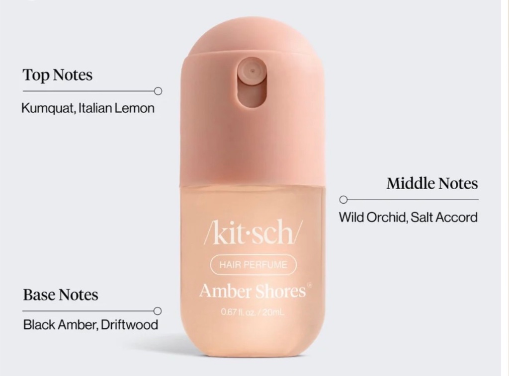 Kitsch Mini Amber Shores Hair & Body Perfume Mist