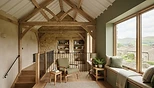 Natural stone kitchen interior
