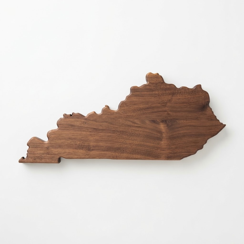 Kentucky State Cutting Board for Kentucky Living & Gifts in Somerset, KY