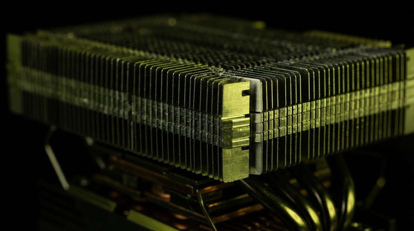 Server infrastructure close-up